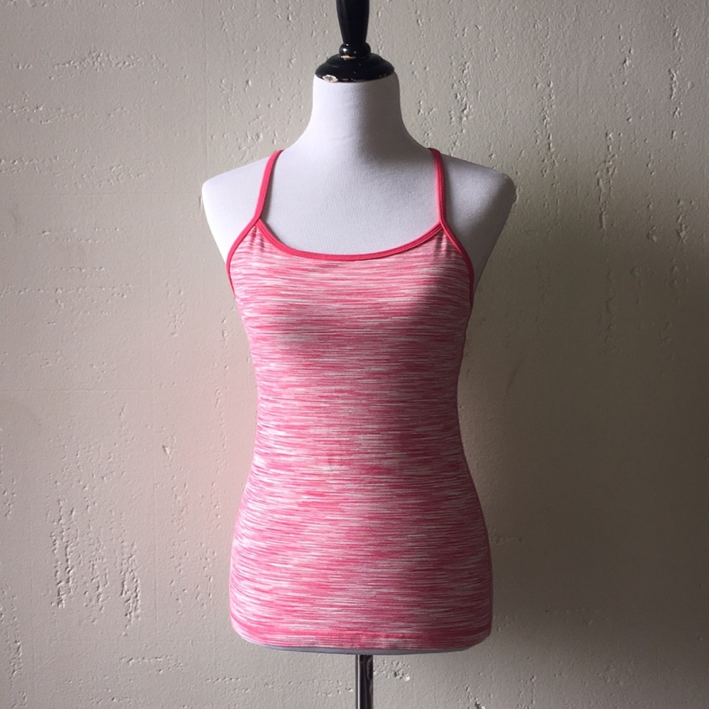 lululemon power Y tank with supportive shelf bra